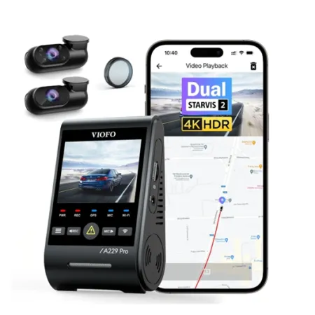 Kamera samochodowa VIOFO A229 Pro 3CH z SONY STARVIS 2 i HDR